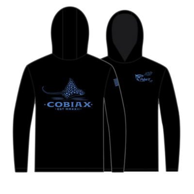 Black Long Sleeve CobiaX Hoodie